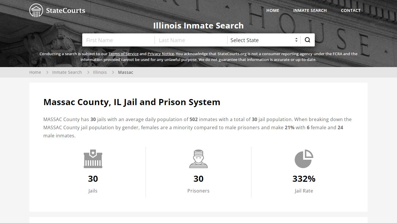 Massac County, IL Inmate Search - StateCourts